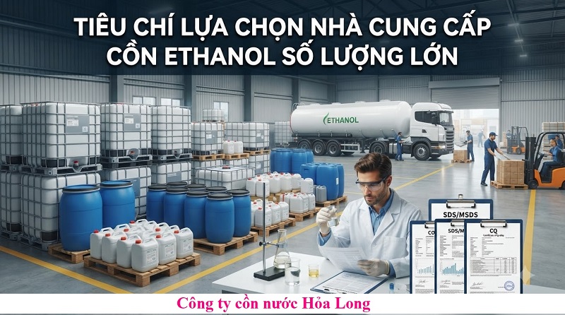 Cồn Ethanol Công Nghiệp Số Lượng Lớn – Giải Pháp Cung Ứng Ổn Định Cho Doanh Nghiệp